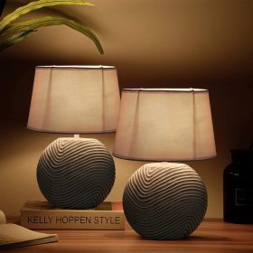   Brubaker 2 Darabos Asztali Lámpa, Két Színű Kerámiabázis, E14 Foglalat, Max 40W