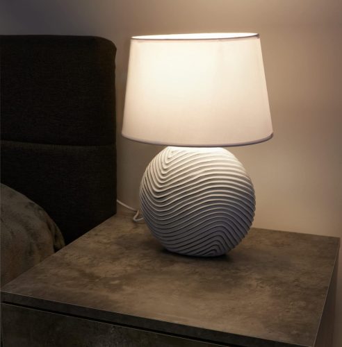 Brubaker 2 Darabos Asztali Lámpa, Két Színű Kerámiabázis, E14 Foglalat, Max 40W