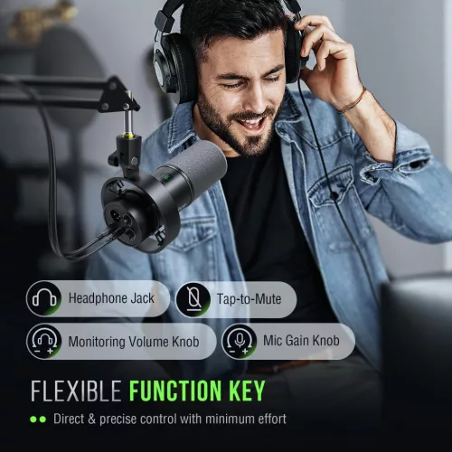 FIFINE Amplitank K688 Dinamikus Mikrofon XLR/USB