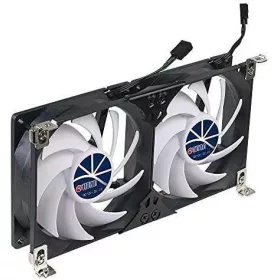   TITAN TTC-SC22 Lakókocsi Hűtő Dupla Ventilátor, 12V DC, 5.76W, 500–2600 RPM, 3000 L/perc, 28 dB, IP55, Kétgolyós Csapágy, Időzítő, Fordulatszám Szabályzó