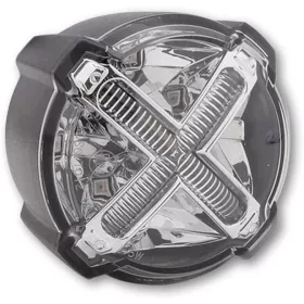   Koso GT-02 LED Hátsó Lámpa, Féklámpa Funkció, 12 V, 1.5 W, Univerzális Használat, Motorkerékpár, Quad, ATV, Robogó, Sárga Piros Fekete