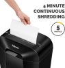 Fellowes LX50 9 lapos keresztvágó iratmegsemmisítő, 4.4 literes kapacitás