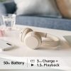 Sony WH-CH520C.CE7 Vezeték nélküli Bluetooth fejhallgató, 50 órás üzemidővel, Cappuccino/Beige