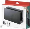 Techhaven Dock Set Csere Nintendo Switch OLED-hez, Fekete, HDMI Kábel, Táp Adapter, MicroSDXC Kompatibilis