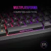 Mars Gaming MKREVOES Gaming Billentyűzet, USB-A, H-Mech Hibrid Kapcsolók, TKL Numerikus Blokkal, Retro RGB LED Világítás, Fekete