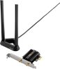 ASUS PCE-AXE59BT WiFi6 6E AX5400 PCI-E Adapter 2 Antennával