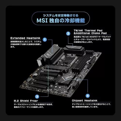MSI PRO B760-P WIFI DDR4 Alaplap, Intel B760, LGA 1700, DDR4, 64 GB, 5333 MHz, ATX, PCI Express, 5× PCIe X16, HDMI, 2,5G LAN, Wi-Fi 6E, Fekete