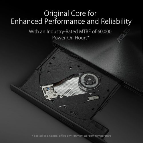 ASUS ZenDrive U9M 13,9 mm Külső 8X DVD Író M-DISC Támogatással USB 2.0 és Type-C