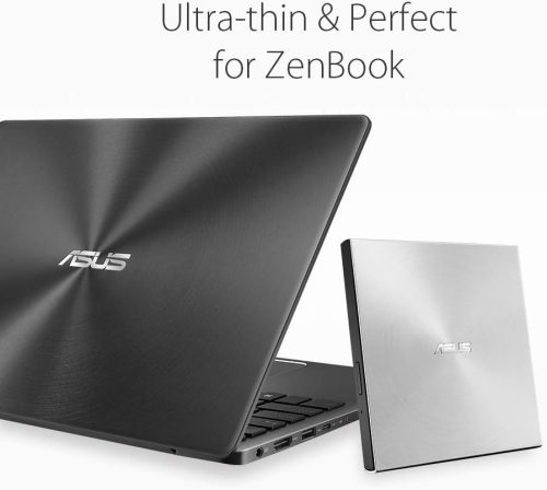 ASUS ZenDrive U9M 13,9 mm Külső 8X DVD Író M-DISC Támogatással USB 2.0 és Type-C