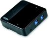 ATEN 2x4 USB 3.2 Gen1 eszközmegosztó kapcsoló, fekete