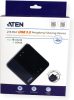 ATEN 2x4 USB 3.2 Gen1 eszközmegosztó kapcsoló, fekete