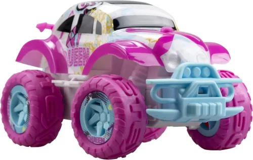 Exost Mini Pixie Távirányítós Autó, 2,4 GHz, Műanyag, 1:34 Méretarány, 8 km/h Sebesség, 25 m Hatótáv, 10 Perc Játékidő, 3xAAA, 2xAAA, Rózsaszín