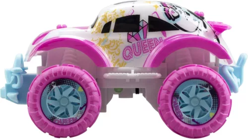 Exost Mini Pixie Távirányítós Autó, 2,4 GHz, Műanyag, 1:34 Méretarány, 8 km/h Sebesség, 25 m Hatótáv, 10 Perc Játékidő, 3xAAA, 2xAAA, Rózsaszín