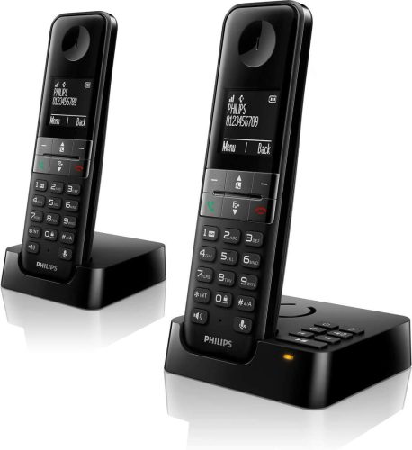 Philips D4752B DECT Vezeték nélküli Telefon 2 Készülékkel