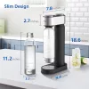Philips ADD4902 Szódagép, Rozsdamentes Acél, 1L PET Palack, Kompatibilis 60L CO2 Hengerrel