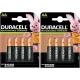 Duracell AA Akkumulátor 1300 mAh Újratölthető Elem, 8 Darab NiMH, 1.2 V, HR6/DC1500, STILO/MIGNON