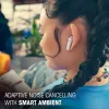 JBL Tune Flex 2 Vezeték Nélküli Fülhallgató, True Wireless, Bluetooth, Adaptive Noise Cancelling, Smart Ambient, 12 mm Hangszóró, Fehér