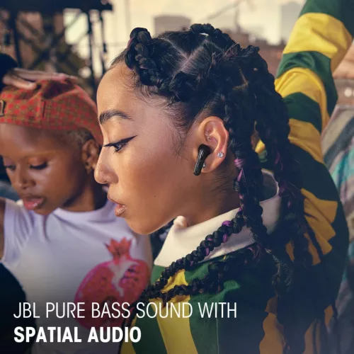 JBL Tune Flex 2 Vezeték Nélküli Fülhallgató, True Wireless, Bluetooth, Adaptive Noise Cancelling, Smart Ambient, 12 mm Hangszóró, Fehér