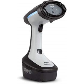   Swan SI12022N Hordozható Ruhagőzölő, Fekete, 1500W Teljesítmény, 300ml Vízkapacitás, 25g/perc Gőztermelés, Kerámia Bevonatú Gőzpanel, Szag- és Baktériumeltávolító