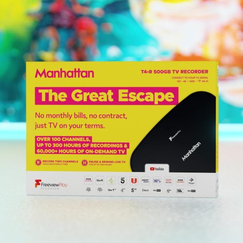 Manhattan T4-R 500GB 4K TV Felvevő Wi-Fi-vel