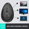 Logitech MX Vertical Ergonomikus Vezeték nélküli Egér 4000 dpi