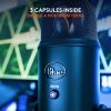 Logitech Blue Yeti USB Mikrofon - Fekete Színű Streaminghez és Podcastokhoz