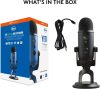 Logitech Blue Yeti USB Mikrofon - Fekete Színű Streaminghez és Podcastokhoz