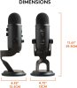 Logitech Blue Yeti USB Mikrofon - Fekete Színű Streaminghez és Podcastokhoz