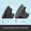 Logitech Lift Vertikális Ergonomikus Egér - Vezeték nélküli, Optikai, Jobbkezes