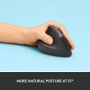 Logitech Lift Balkezes Ergonomikus Egér Bluetooth USB Vezeték nélküli