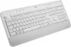 Logitech Signature K650 Vezeték Nélküli Billentyűzet, Csuklótámasz, Numerikus, BLE Bluetooth,, QWERTY UK, Fehér