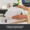 Logitech Signature K650 Vezeték Nélküli Billentyűzet, Csuklótámasz, Numerikus, BLE Bluetooth,, QWERTY UK, Fehér