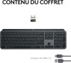 Logitech MX Keys S Vezeték nélküli Billentyűzet USB-C, Bluetooth, AZERTY