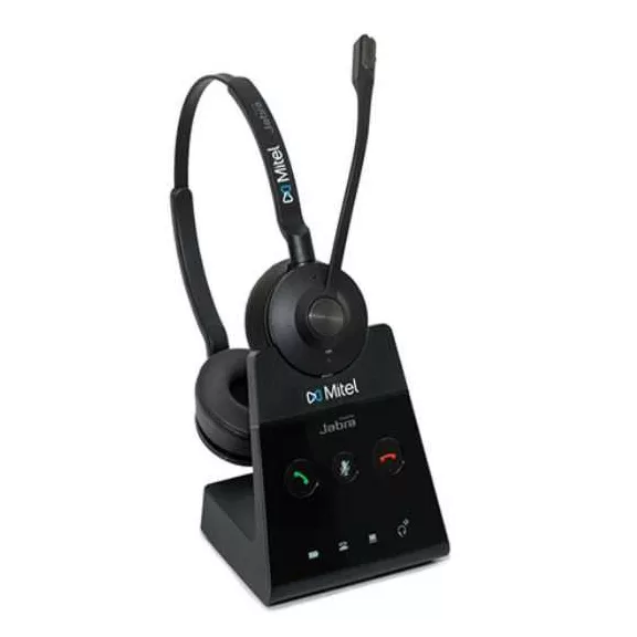 Mitel H40 DECT Vezeték Nélküli Sztereó Fejhallgató, 150 m Hatótáv, Zajszűrő Mikrofon, USB-A, RJ9, PC És IP Telefon, 13 Óra Beszélgetési Idő, Fekete Mitel H40 DECT Vezeték Nélküli Sztereó Fejhallgató, 150 m Hatótáv, Zajszűrő Mikrofon, USB-A, RJ9, PC És IP Telefon, 13 Óra Beszélgetési Idő, Fekete
