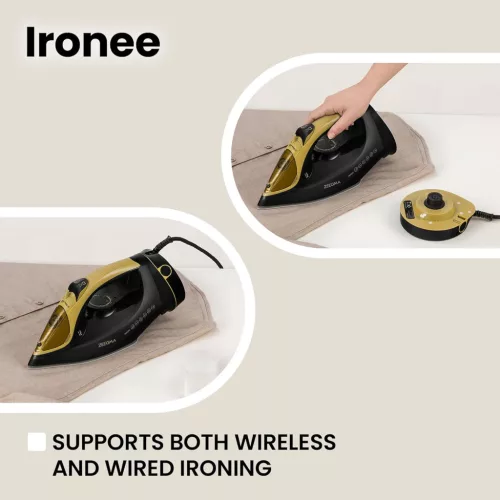 Zeegma Ironee Vezeték Nélküli Gőzölős Vasaló 2600W Kerámia Talppal