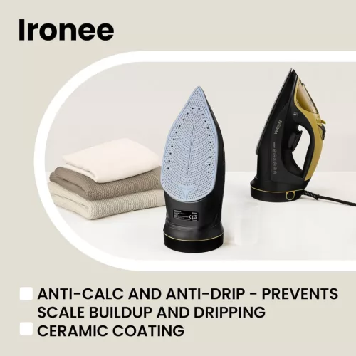 Zeegma Ironee Vezeték Nélküli Gőzölős Vasaló 2600W Kerámia Talppal