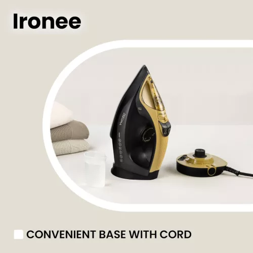 Zeegma Ironee Vezeték Nélküli Gőzölős Vasaló 2600W Kerámia Talppal