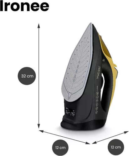 Zeegma Ironee Vezeték Nélküli Gőzölős Vasaló 2600W Kerámia Talppal