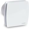 STERR LFS120-Q Fürdőszobai Ventilátor, 120 mm, 160 m³/h, 16 W, 220-240 V, 50 Hz, Golyóscsapágyas Motor, Visszacsapó Csappantyú, IPX4, Fehér