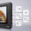 EURA A31A146 7 hüvelykes fekete video kaputelefon