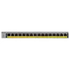 NETGEAR GS116PP 16-Portos Gigabit Ethernet Switch, Unmanaged, 16 PoE+ Port, 183 W PoE, 10/100/1000 Mbps, Auto-MDI/MDIX