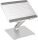 Amazon Basics állítható ergonómikus laptop állvány, több szögben állítható, ezüst színű, 10-17 hüvelykes laptopokhoz