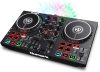 Numark Party Mix DJ Controller LED fényekkel, 2 deckkel és beépített audio interfésszel