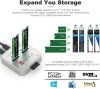 MAIWO K3016CL M.2 SSD és SD Kártya Másolóállomás USB-C 10Gbps-szal