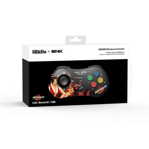 8Bitdo NEOGEO Vezeték Nélküli Kontroller Windows, Android és NEOGEO mini - Mai Shiranui Kiadás