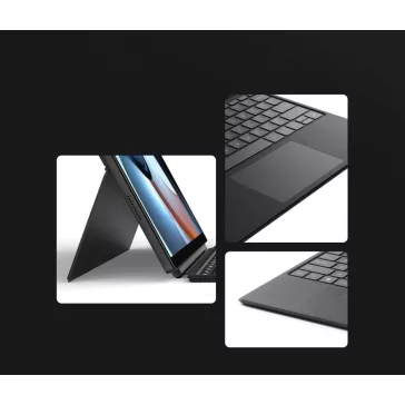   Xiaomi Book S Keyboard 12" XM200070 Billentyűzet, Vezeték Nélküli, Mágneses Csatlakozás, Touchpad, Műbőr, Sötétszürke QWERTZ
