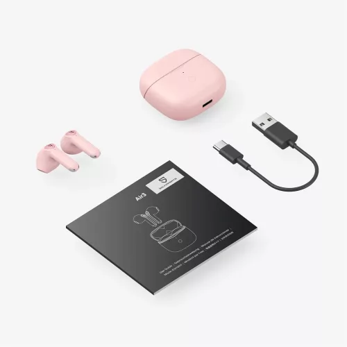 Soundpeats Air3 Pink - Vezetéknélküli fülhallgató 5.2