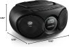 Philips Hordozható CD Lejátszó Boombox Rádió, MP3/CD-R/RW kompatibilis, USB/Fejhallgató Jack/AUX Bemenet, Dinamikus Basszuskiemeléssel, Fekete