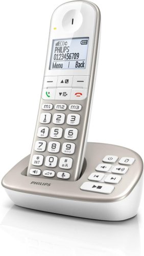 Philips Vezeték nélküli telefon digitális üzenetrögzítővel, fehér