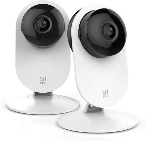 YI Pro 2K 2 darabos Otthoni Biztonsági Kamera, Alexa és Google kompatibilis